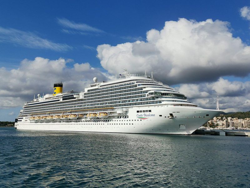 Costa Cruises ship in Mallorca