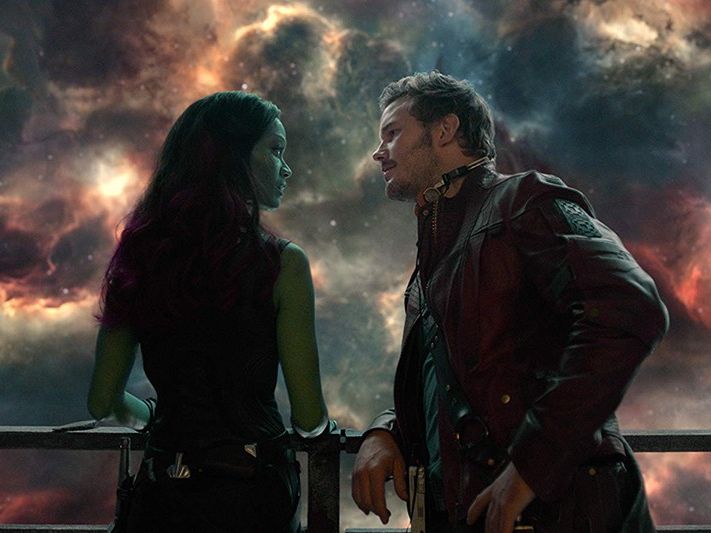 Couple in guardians of the galaxy