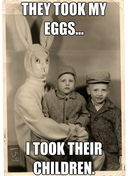 Creepy Easter bunny