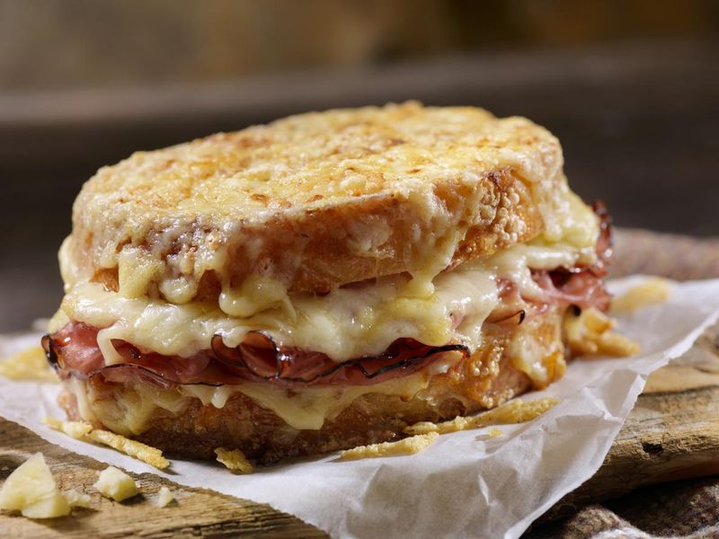 Croque Monsieur, Grilled Cheese Sandwich
