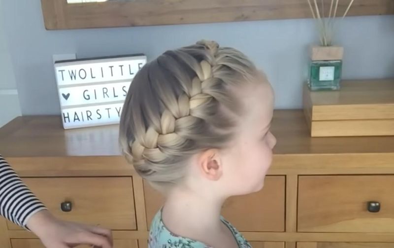 Crown braid hair tutorial