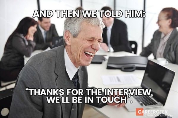 Cruel interviewers