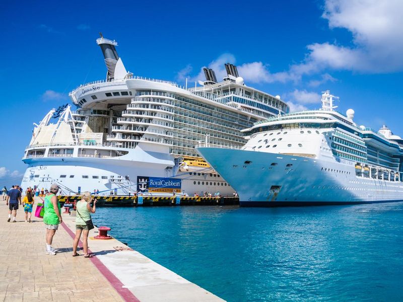 Cruise ships in Cozumel