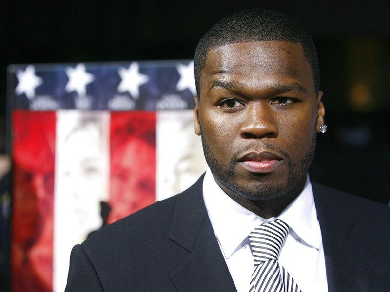 Curtis "50 Cent" Jackson at home of the brave premiere