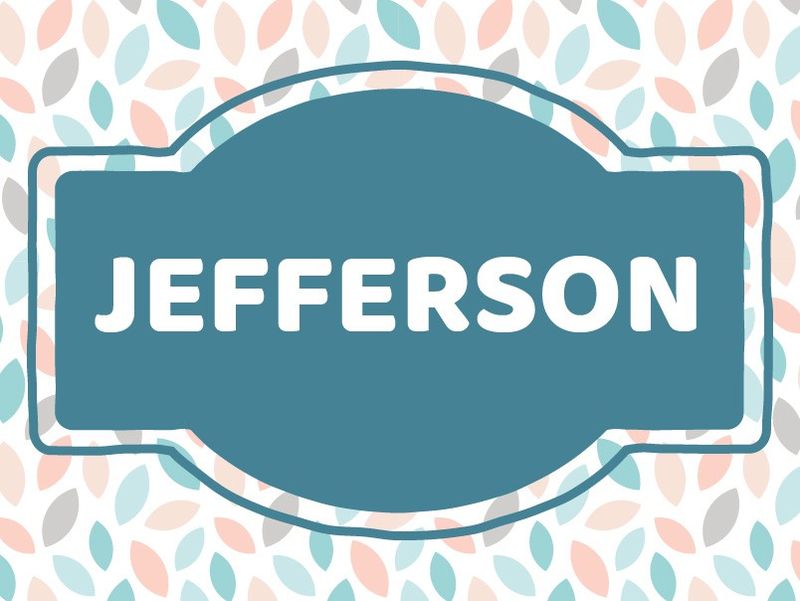 Cute J Baby Names: Jefferson