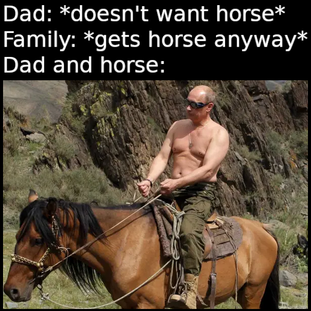 Dad on horse