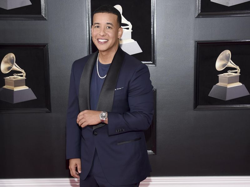 Daddy Yankee at the 60th Grammy Awards in 2018
