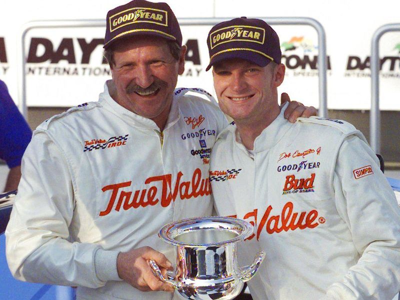 Dale Earnhardt Jr. and dad