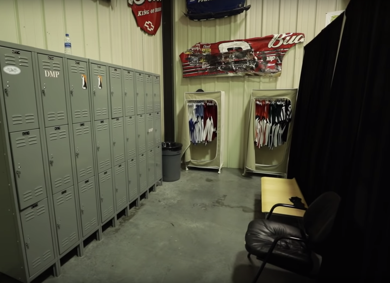 Dale Earnhardt Jr.'s locker room