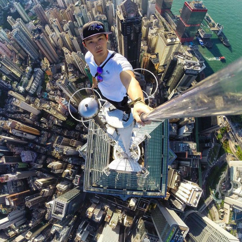 Daniel Lau daredevil selfie