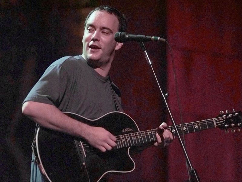 Dave Matthews at the MTV Video Music Awards rehearsal in 1998