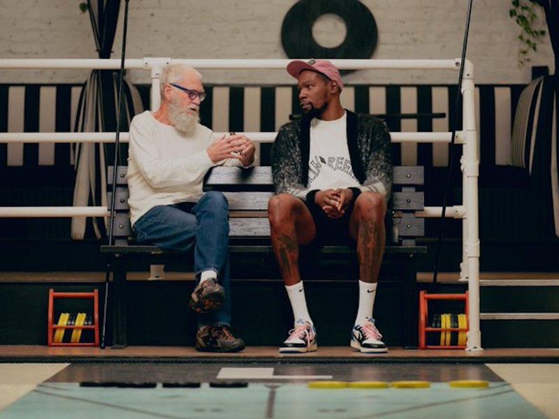David Letterman and Kevin Durant on Netflix