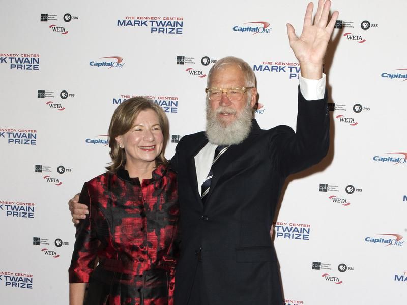 David Letterman and Regina Lasko