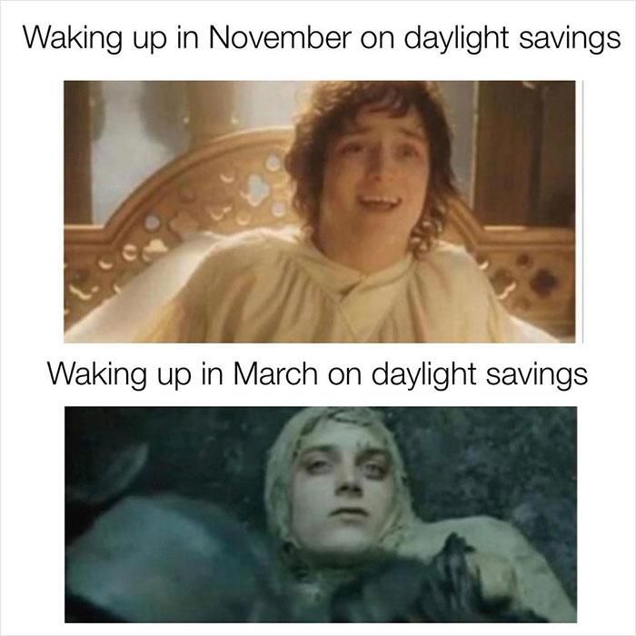Daylight savings meme
