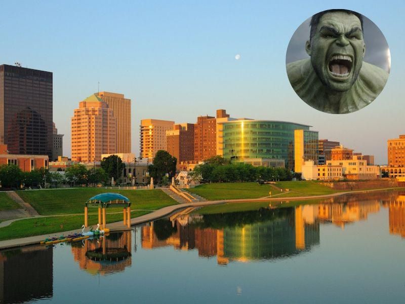 Dayton, Ohio the Hulk's city