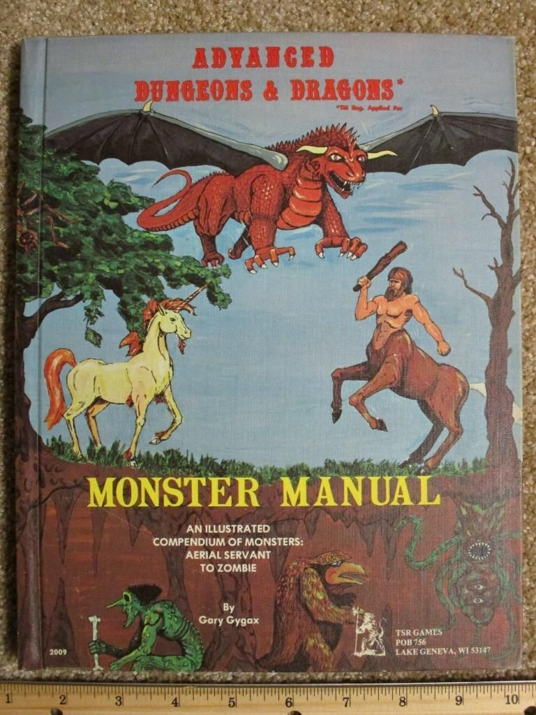 D&D Monster Manual 1st Print 1977