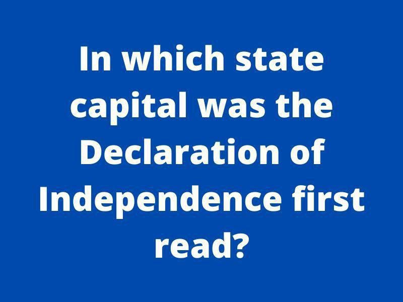 Declaration of Independence facts