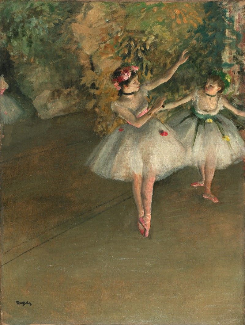 Degas Two Dancers on a Stage