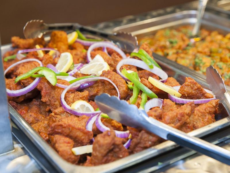 Delicious Indian buffet