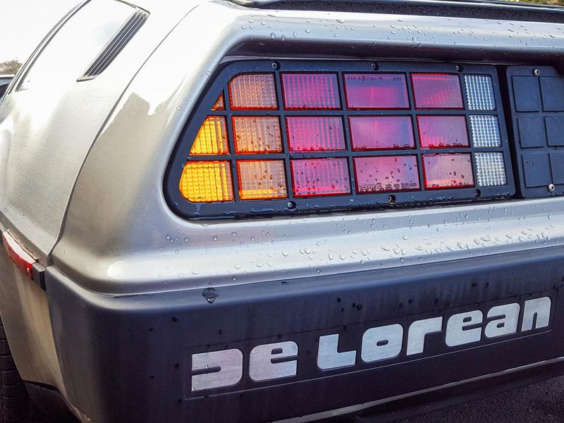 DeLorean close-up