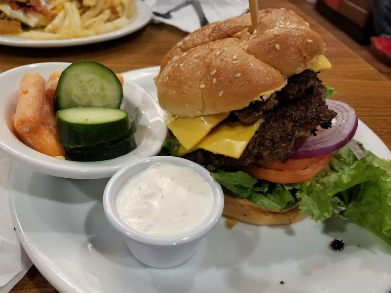 Denny's burger