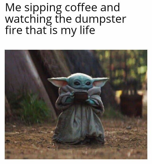 Depressing Baby Yoda meme