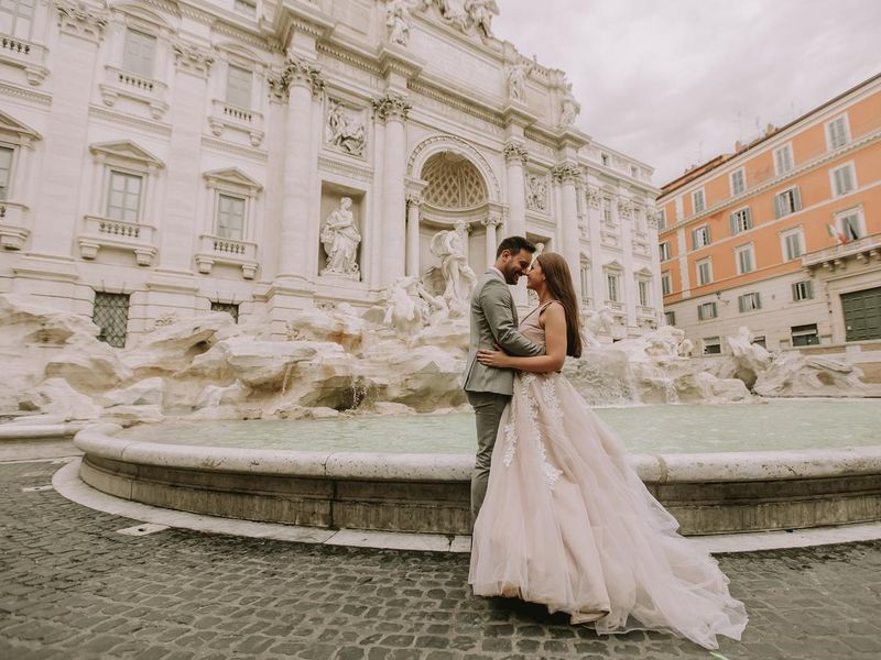 Destination wedding in Rome, Italy