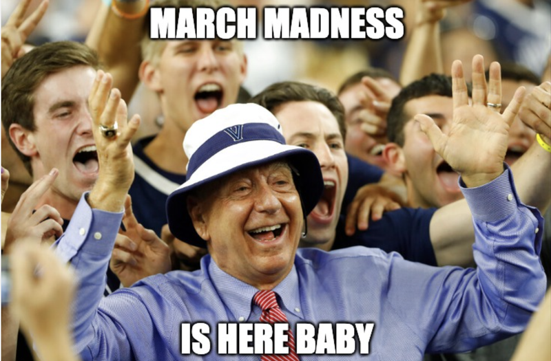 Dick Vitale March Madness meme