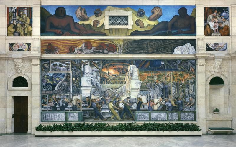 Diego Rivera’s Detroit Industry Murals