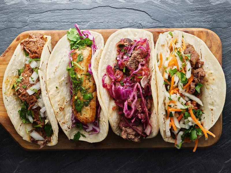 different kinds of tacos