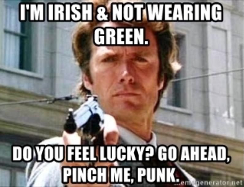 Dirty Harry St. Patrick's Day meme