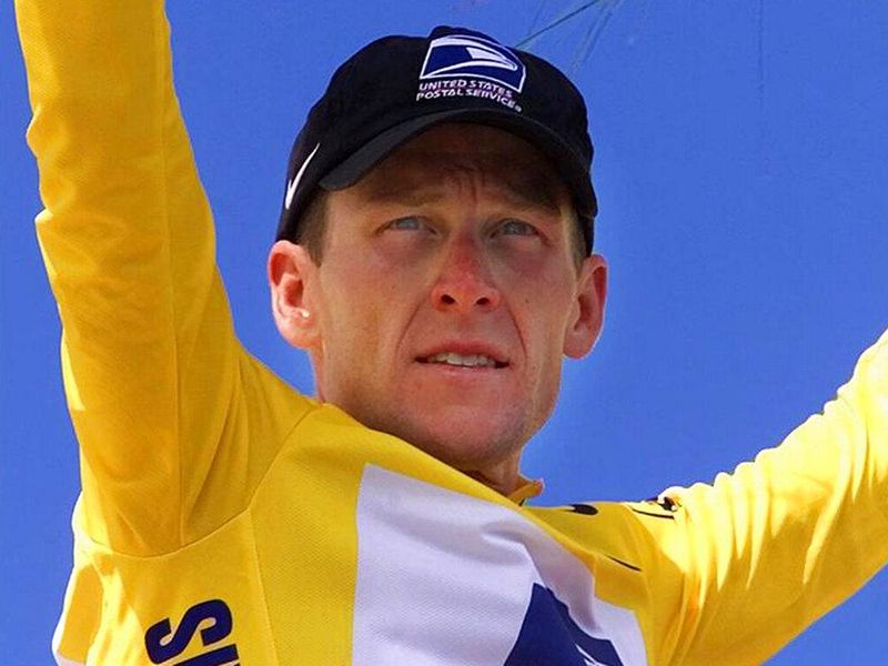 Disgraced rider Lance Armstrong