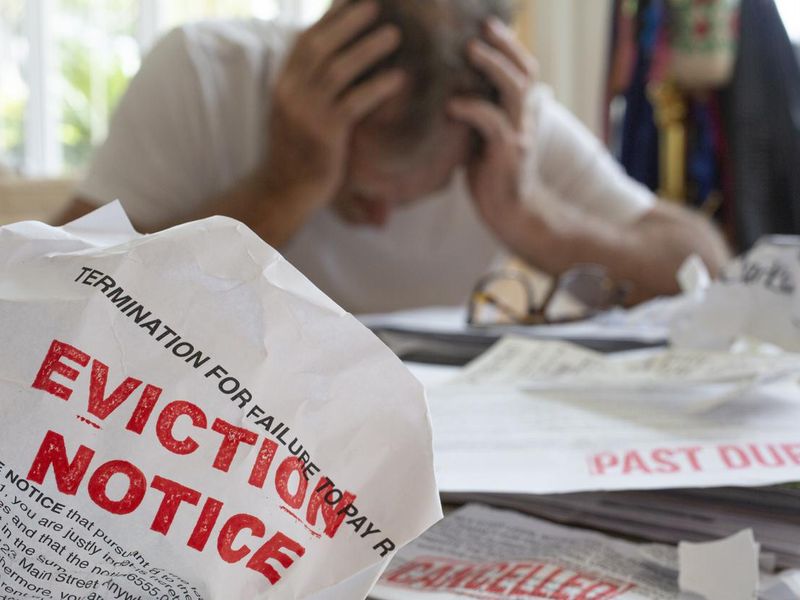 Distressed over eviction notice