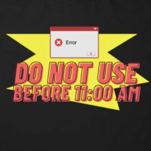 Do Not Use Before 11 AM