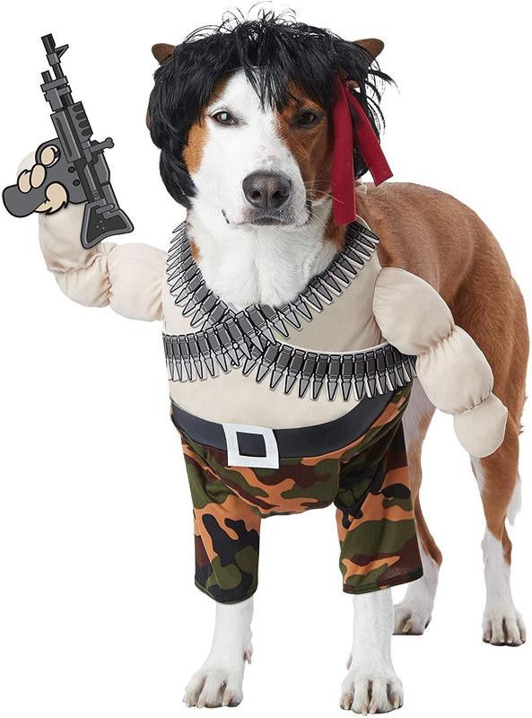 Dog action hero costume