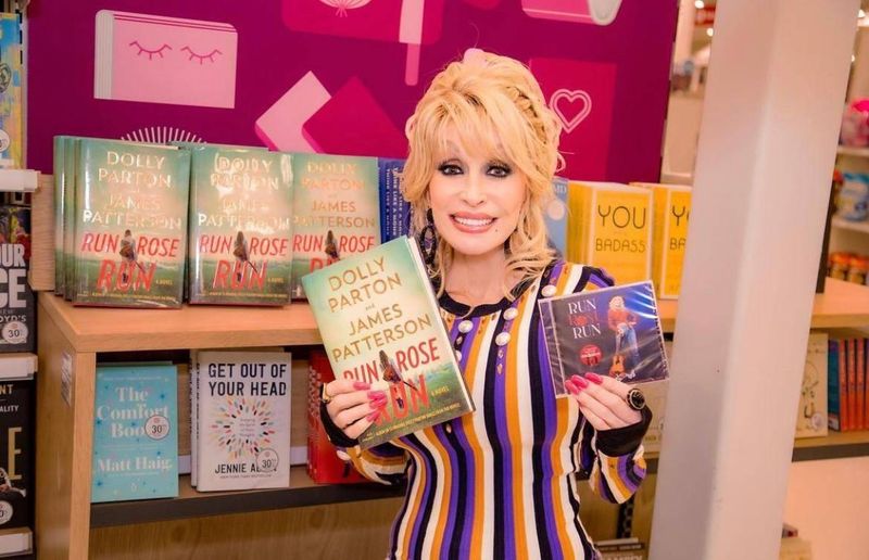 Dolly with her book