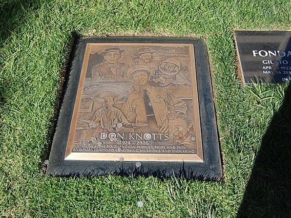 Don Knotts' gravesite