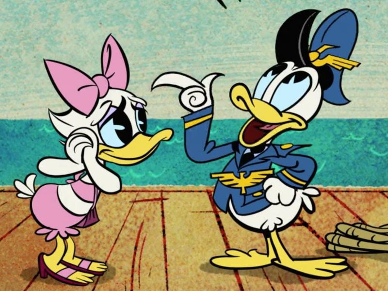 Donald and Daisy Duck