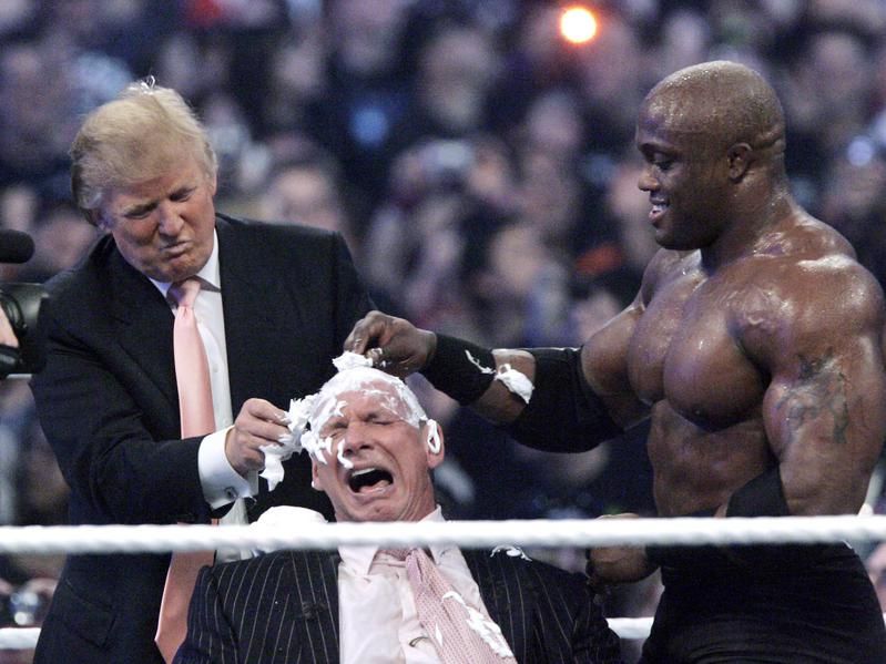 Donald Trump, Vince McMahon and Bobby Lashley