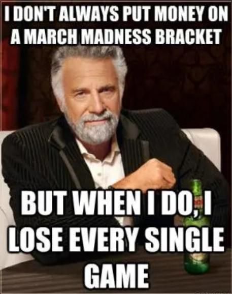 Dos Equis Man March Madness meme
