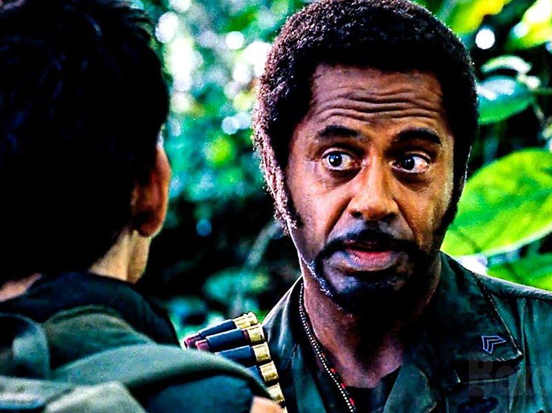 Downey in "Tropic Thunder"