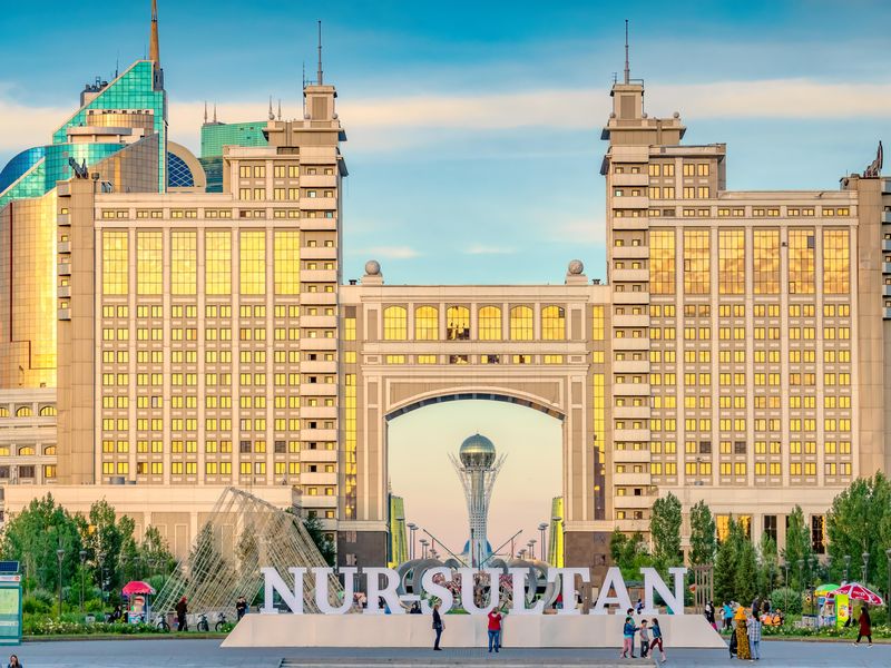 Downtown Nur-Sultan, Kazakhstan