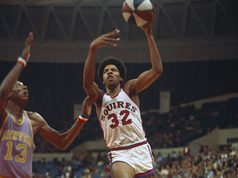 Dr. J with the Virginia Squires