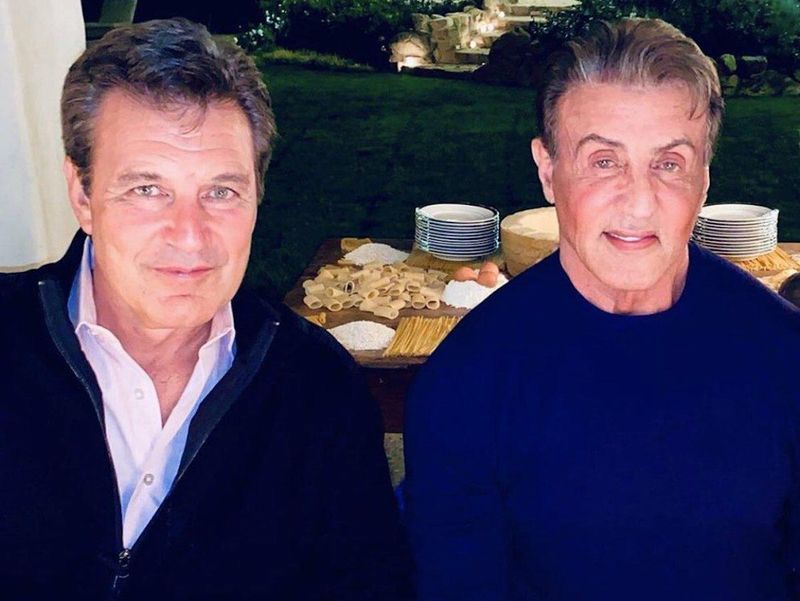 Dr. Neal ElAttrache and Sylvester Stallone