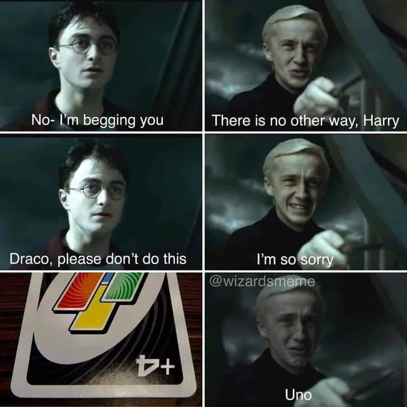 Draco and Harry meme
