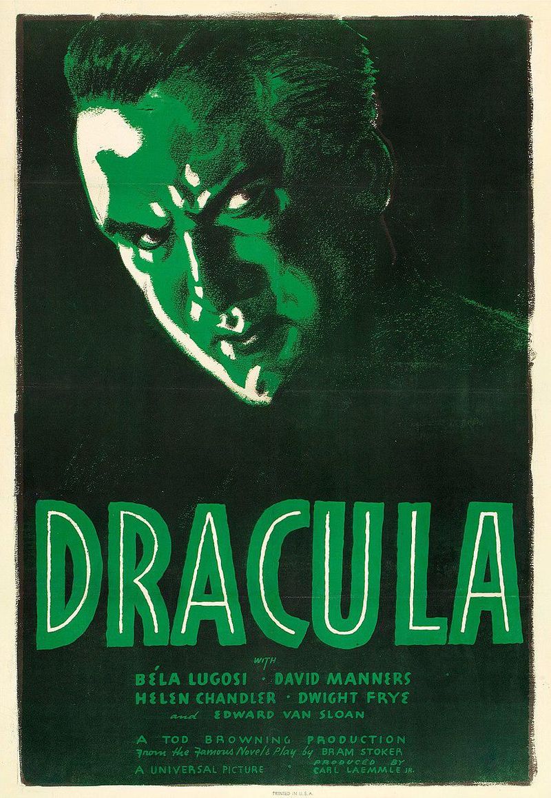 "Dracula" 1938 reissue poster