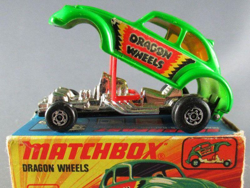 Dragon wheels valuable vintage matchbox car