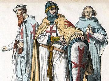 Drawing of the Knights Templar