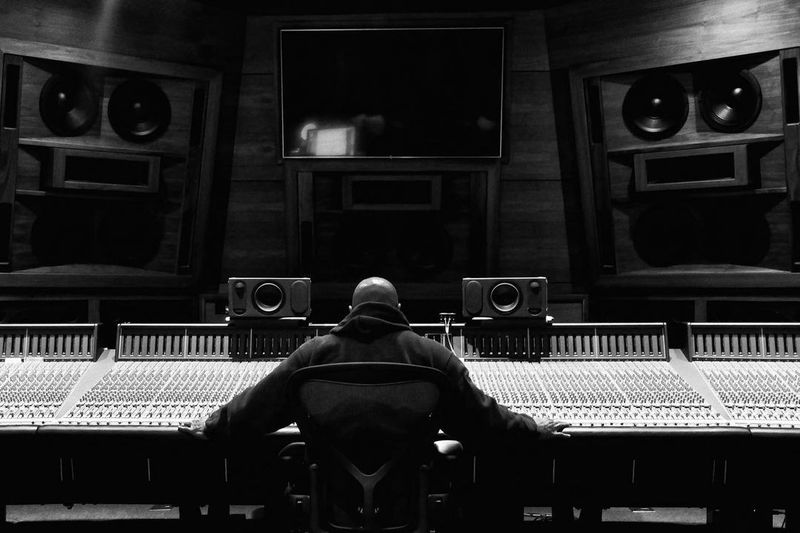 Dre. Dre's music studio in his house