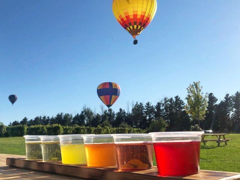 Drinks and Hot Air Balloons